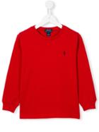 Ralph Lauren Kids Round Neck Sweatshirt, Toddler Boy's, Size: 2 Yrs, Red