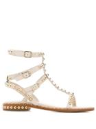 Ash Play Studded Strappy Sandals - Neutrals