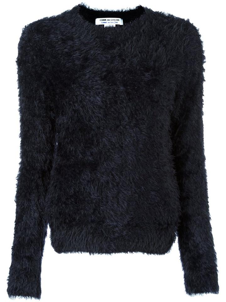 Comme Des Garçons Comme Des Garçons Furry Jumper, Women's, Size: Large, Blue, Nylon
