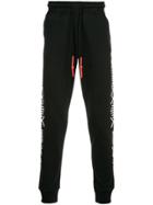 Newams Printed Track Trousers - Black
