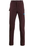 Undercover Slim Fit Panelled Trousers - Red