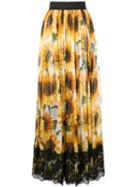 Dolce & Gabbana Sunflower Print Long Skirt - Yellow