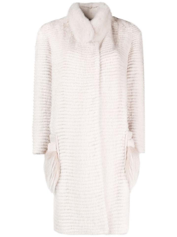 Liska Concealed Fastening Coat - Neutrals