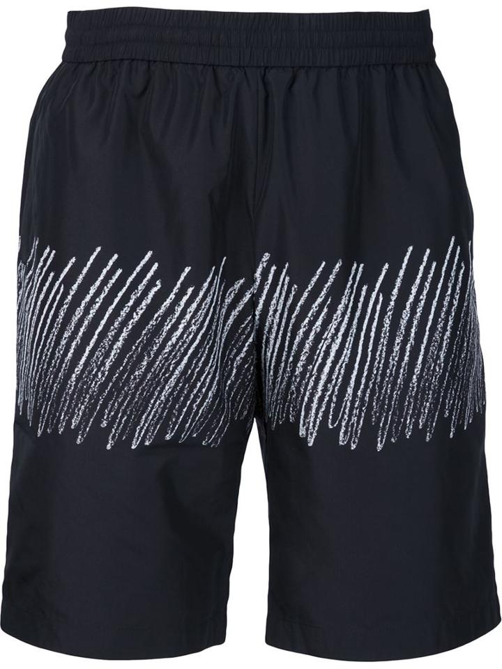 Alexander Wang Scribble Print Swim Shorts