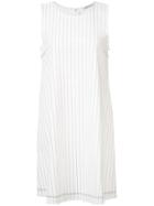 Alexander Wang Pinstripe Mini Dress - White