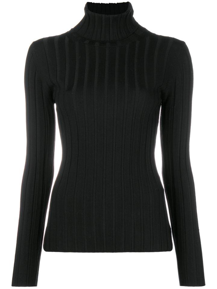 Aspesi Stretch Fitted Top - Black