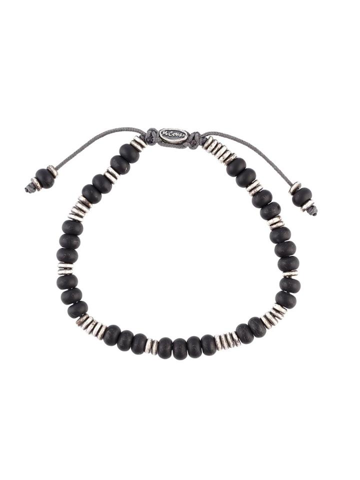 M. Cohen 'templar Disc & Stacked Gems' Bracelet - Black