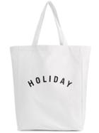 Holiday Holiday Print Tote, Women's, White