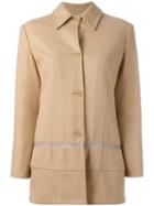 Helmut Lang Pre-owned Single Breasted Coat - Neutrals