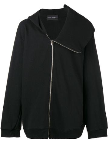 Yuiki Shimoji Yuiki Shimoji Blacksideziphoodieorangenoh Bk Cotton -