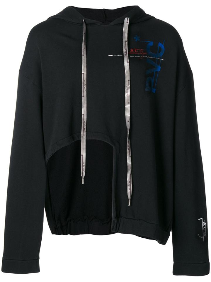 A-cold-wall* Asymmetric Hoodie - Black