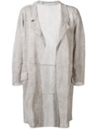 Salvatore Santoro Perforated Shirt Jacket - Grey