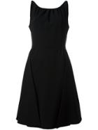 Moschino Pleat Detail Dress - Black