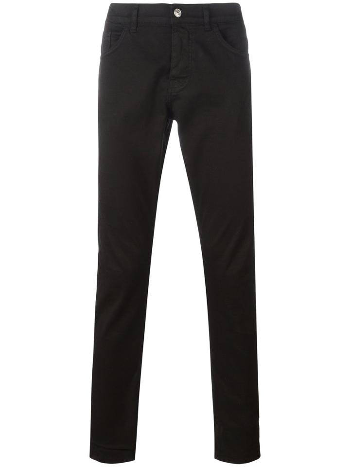 Balenciaga Skinny Trousers, Men's, Size: 31, Black, Cotton/spandex/elastane