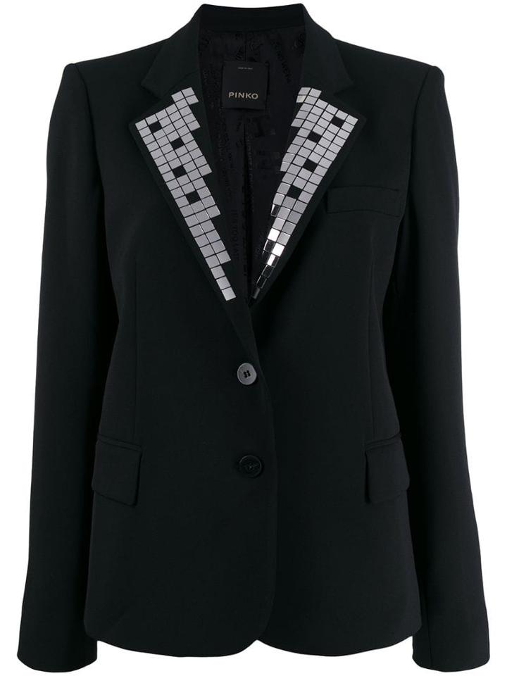 Pinko Embellished Blazer - Black