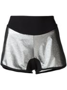 Sàpopa Metallic (grey) Shorts, Women's, Size: Small, Polyamide/polyester/spandex/elastane