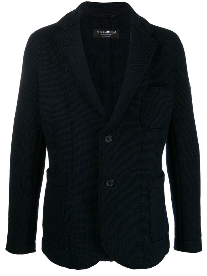 Hydrogen Textured Blazer - Blue
