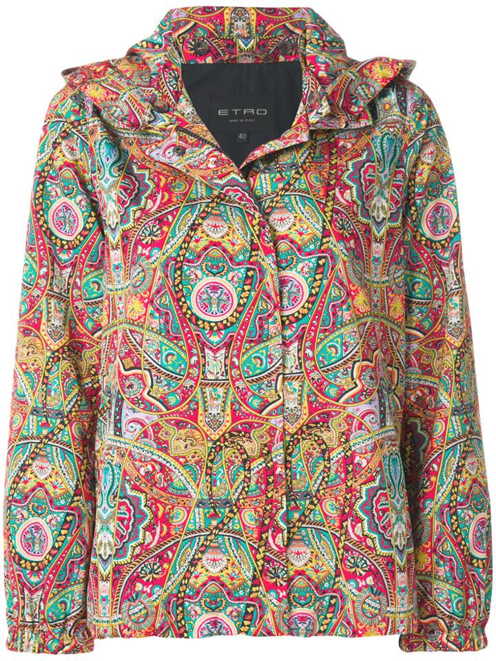 Etro Printed Raincoat - Multicolour