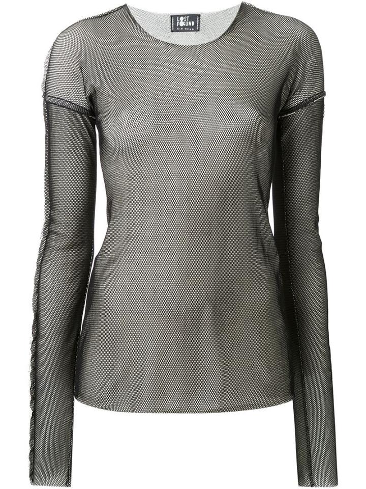 Lost & Found Ria Dunn Long Sleeve Mesh T-shirt