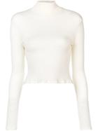 John Elliott Turtle Neck Jumper - White