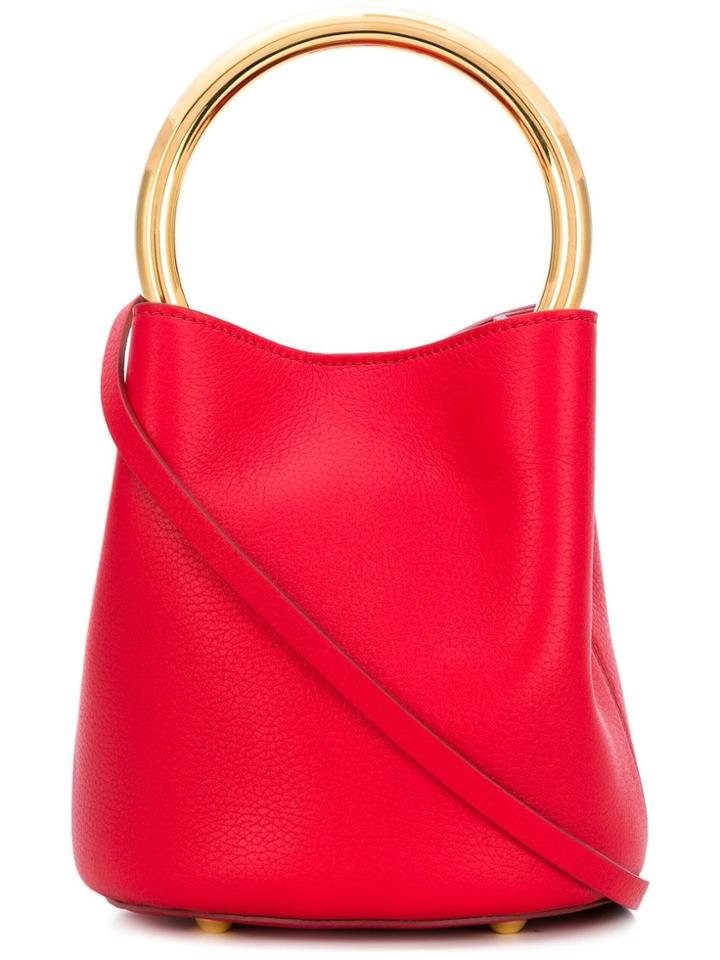 Marni Pannier Tote Bag - Red