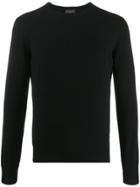 Dell'oglio Knitted Crew-neck Jumper - Black