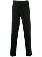 Calvin Klein Button Detail Trousers - Black