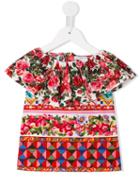 Dolce & Gabbana Kids - Floral Print Blouse - Kids - Cotton - 24 Mth, Toddler Girl's