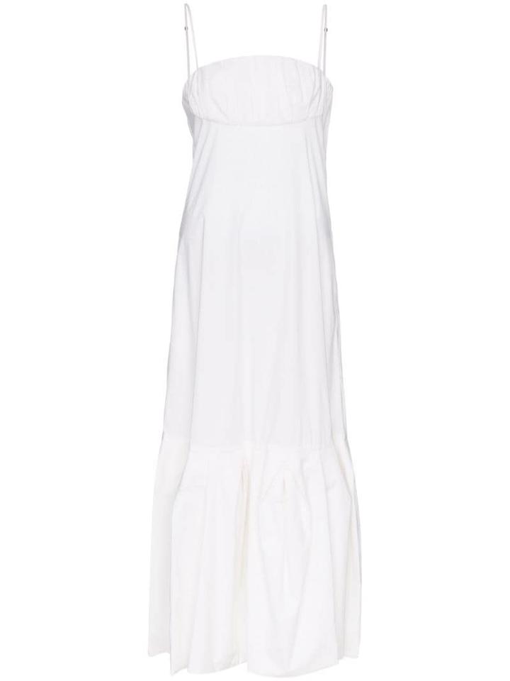 Rosie Assoulin Tuck-detail Tent Dress - White