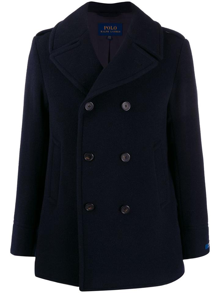 Ralph Lauren Boxy Fit Double Buttoned Jacket - Blue