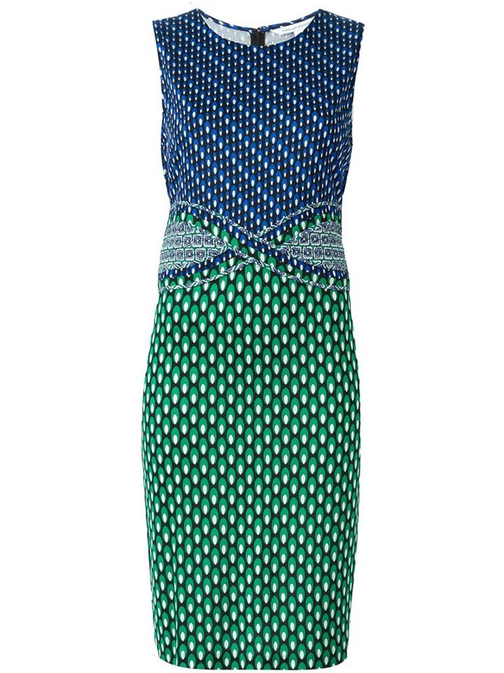 Diane Von Furstenberg 'evita' Dress, Women's, Size: 12, Silk