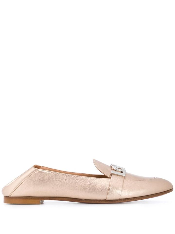 Aquazzura Love Life Loafers - Metallic