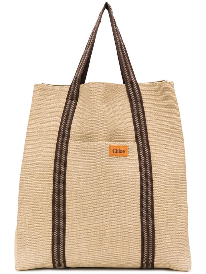 Chloé Oversized Tote - Nude & Neutrals