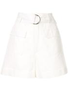 Rachel Gilbert Jorja Belted Shorts - White