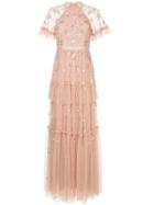 Needle & Thread Lustre Gown - Pink & Purple