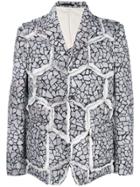 Comme Des Garçons Homme Plus Split Seams Blazer - Grey