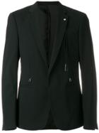 Alyx V-neck Blazer - Black