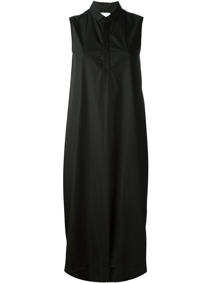 08sircus Cocoon Shirt Dress, Women's, Size: 0, Black, Cotton