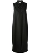 08sircus Cocoon Shirt Dress, Women's, Size: 0, Black, Cotton