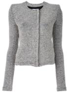 Iro Raw Edge Boucle Jacket, Women's, Size: 38, Nude/neutrals, Polyamide/polyester/acrylic/cotton
