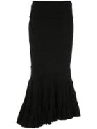 Junya Watanabe Comme Des Garçons Vintage Asymmetric Fluted Midi Skirt