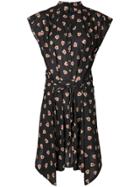 Zadig & Voltaire Heart Print Shirt Dress - Black