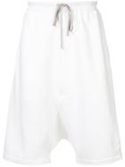 Pods Drop-crotch Shorts - Men - Cotton - S, White, Cotton, Rick Owens Drkshdw