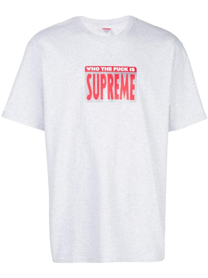 Supreme Logo Print T-shirt - Green
