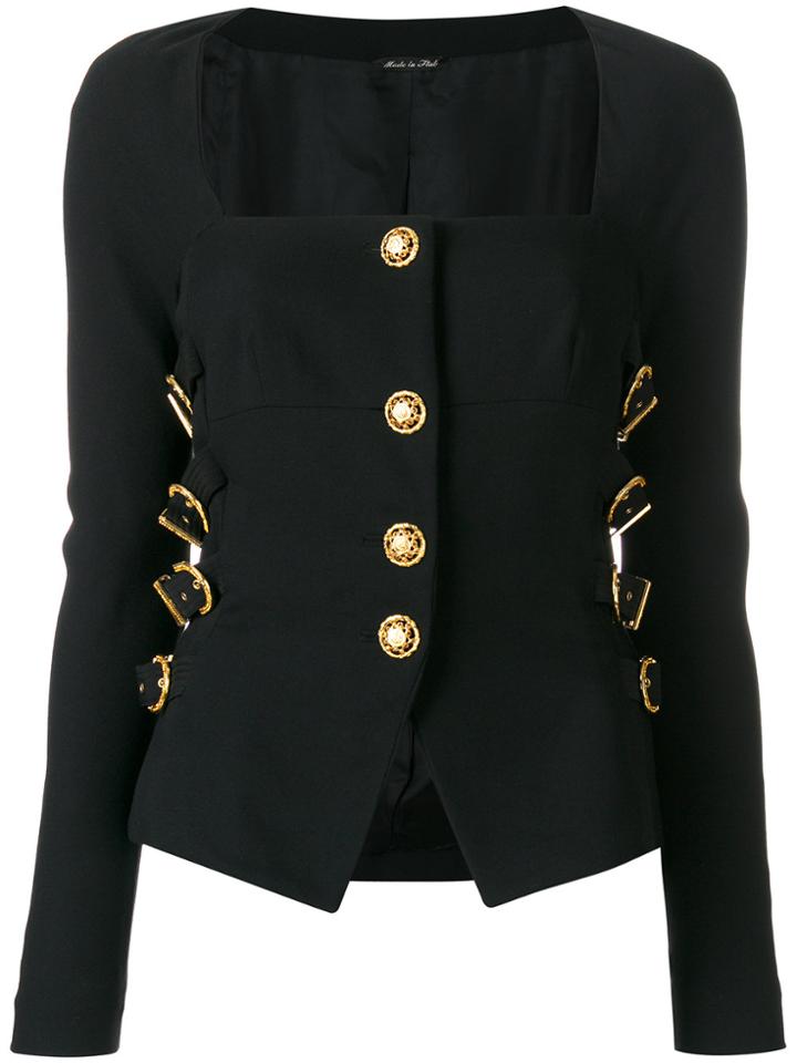 Versace Vintage Bondage Jacket - Black