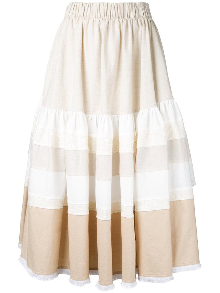 Nehera Sezir Skirt, Women's, Size: 34, Nude/neutrals, Cotton/linen/flax