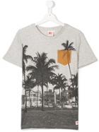 American Outfitters Kids Printed Pocket T-shirt - Grey