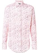 Dsquared2 - Corduroy Floral Print Shirt - Men - Cotton/spandex/elastane - 44, Pink/purple, Cotton/spandex/elastane