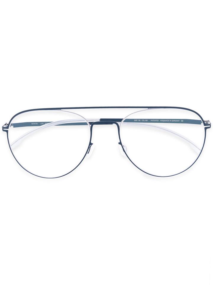 Mykita - Round-frame Glasses - Unisex - Metal (other) - One Size, Blue, Metal (other)