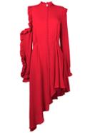 Magda Butrym - Merbella Dress - Women - Silk - 38, Women's, Red, Silk